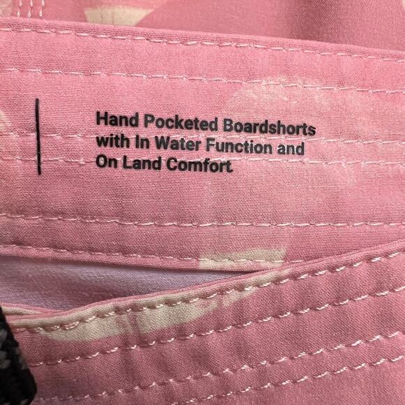 ROARK The Chiller Surfboard Series Shorts in Pink & Seafoam Green Mens 34" Waist - Picture 13 of 13